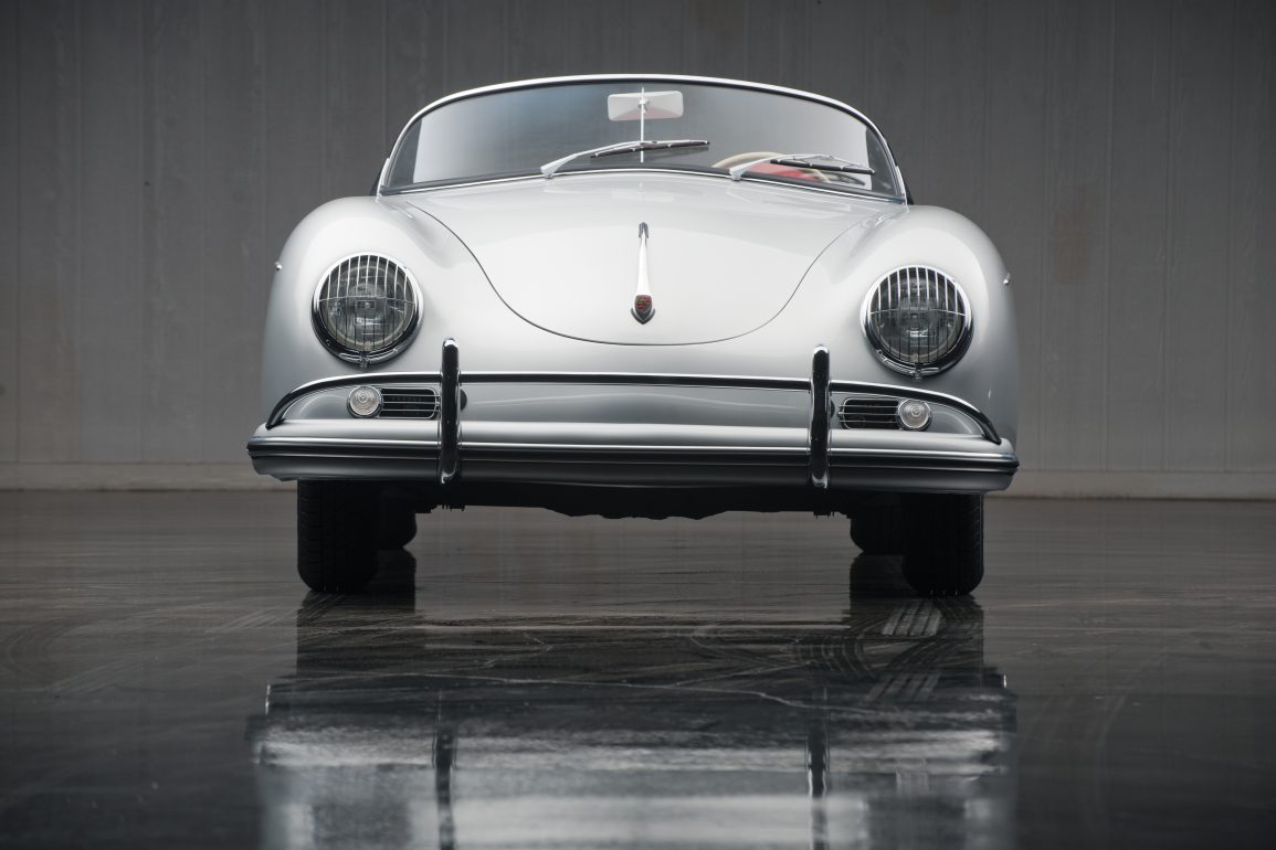 Spark 1/43  S1353 Porsche 356A 1600 Cabriolet Austrian Police Gendarmerie 1958