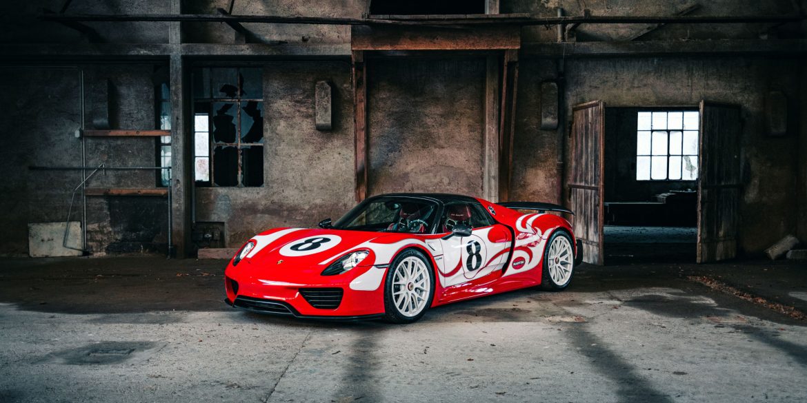 Porsche 918 'Weissach' Spyder Courtesy of RM Sotheby's