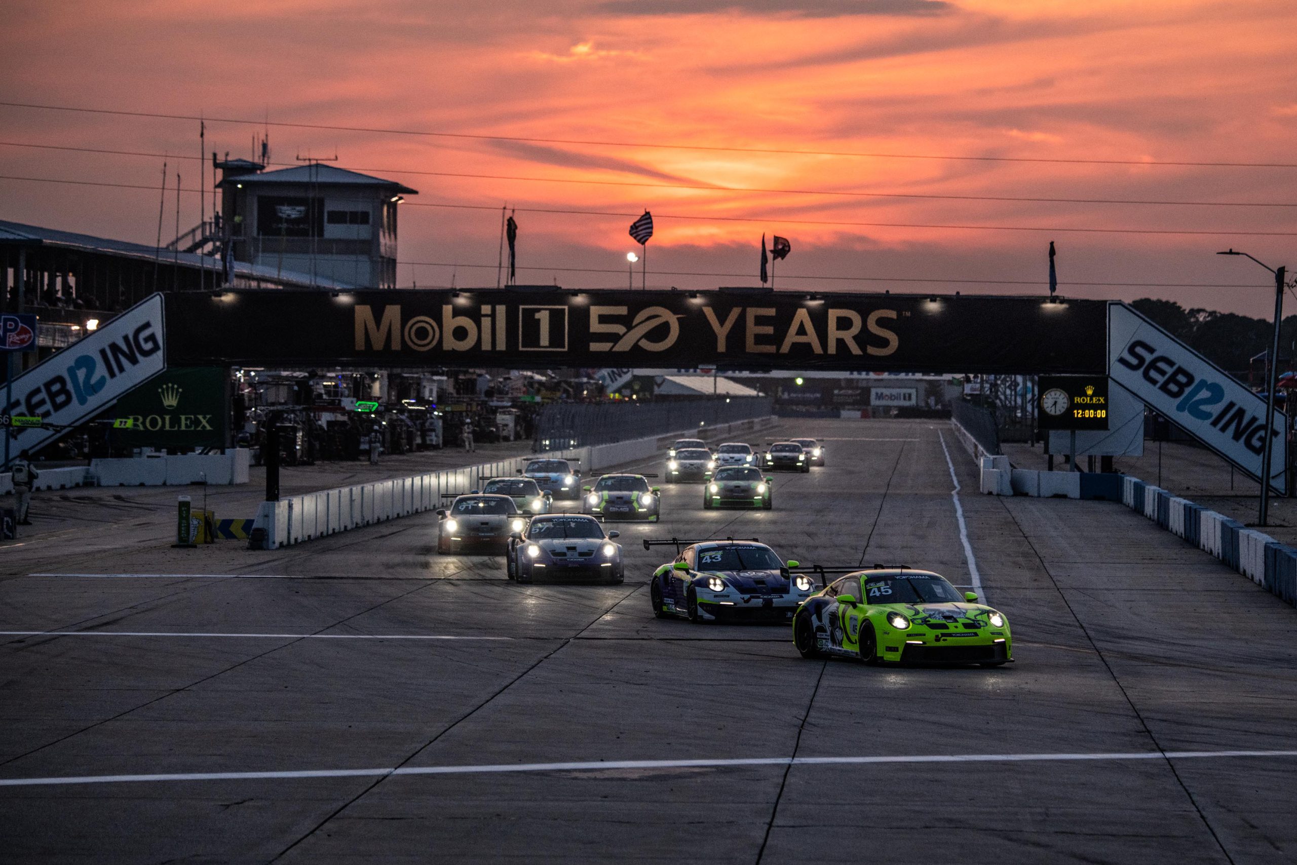 2024 Porshe Carrera Cup North America Sebring race 1