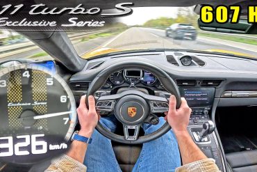 Watch The Porsche 911 Turbo S Exclusive Series Go All Out On Autobahn
