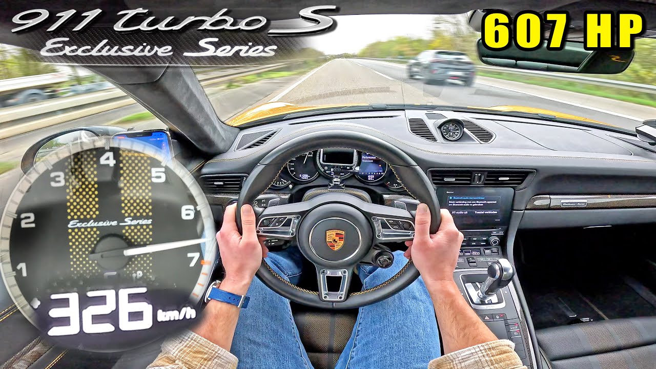 Watch The Porsche 911 Turbo S Exclusive Series Go All Out On Autobahn