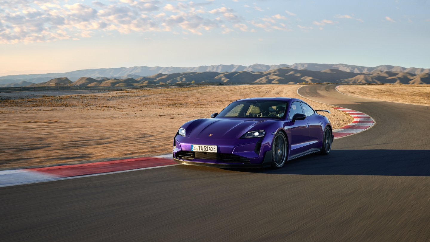 2024 Porsche Taycan Turbo GT with Wiessach Package