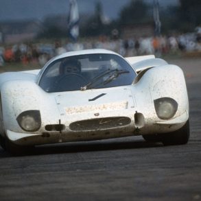 Zeltweg 500 Km, 25 August 1968: Jo Siffert set the fastest qualifying time, recorded the fastest race lap and he won the race overall in the No. 1 Porsche 908 KH. © Corporate Archives Porsche AG