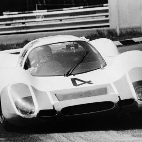 Monza 1000 Km, 25 April 1969: Jo Siffert and Brian Redman were winners in Italy in the No. 4 Porsche 908 LH Coupé, which was particularly satisfying in Ferrari’s backyard. © Corporate Archives Porsche AG