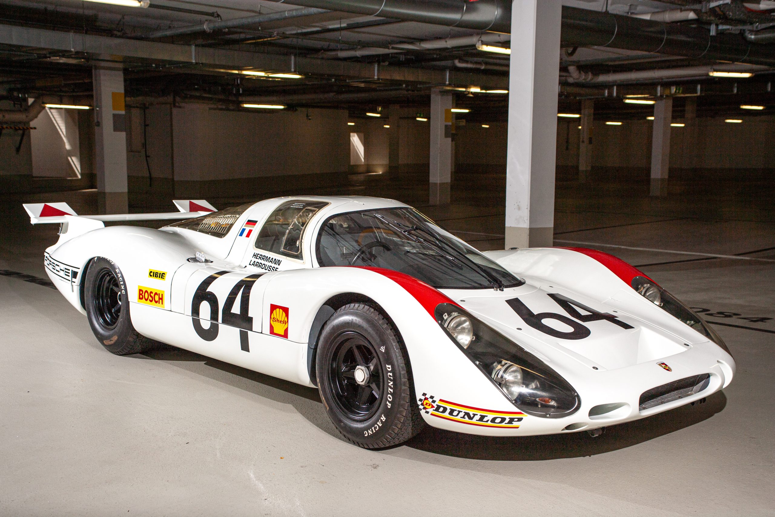 Front three-quarter view of the 908 LH showing the very aerodynamic and flowing lines of this superb racing car. © Glen Smale