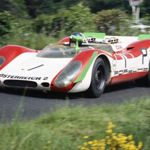 Nürburgring 1000 Km, 1 June 1969: Jo Siffert and Brian Redman won the race from pole position driving the No. 1 Porsche 908/02 Spyder. © Corporate Archives Porsche AG