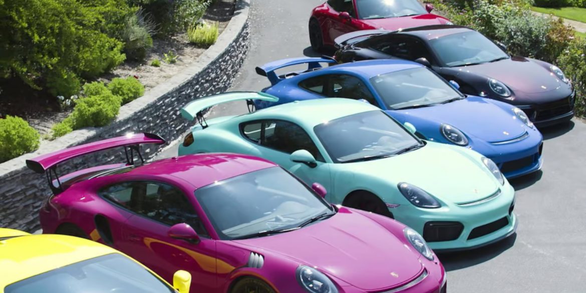 Lisa Taylor's "Rainbow of 911s" collection
