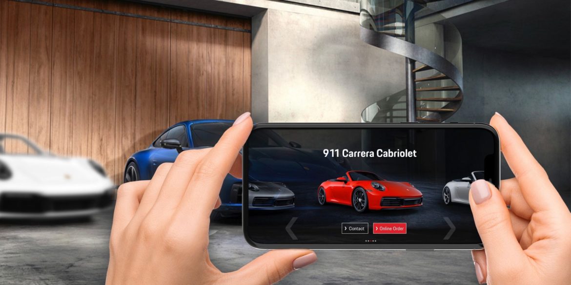 Porsche online experience marketing