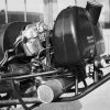 Volkswagen engine with top-mounted roots-type compressor for the Porsche Type 170