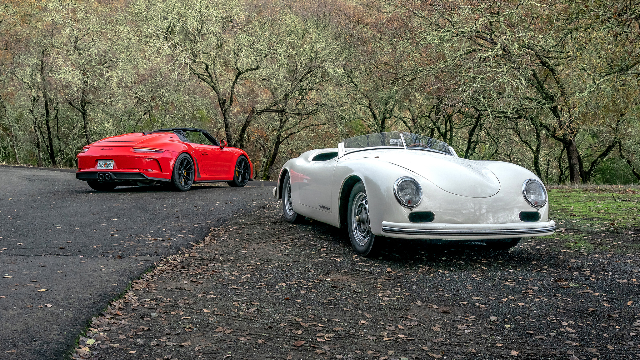 1953-Porsche-356-America-Speedster-vs-2019-Porsche-Speedster-