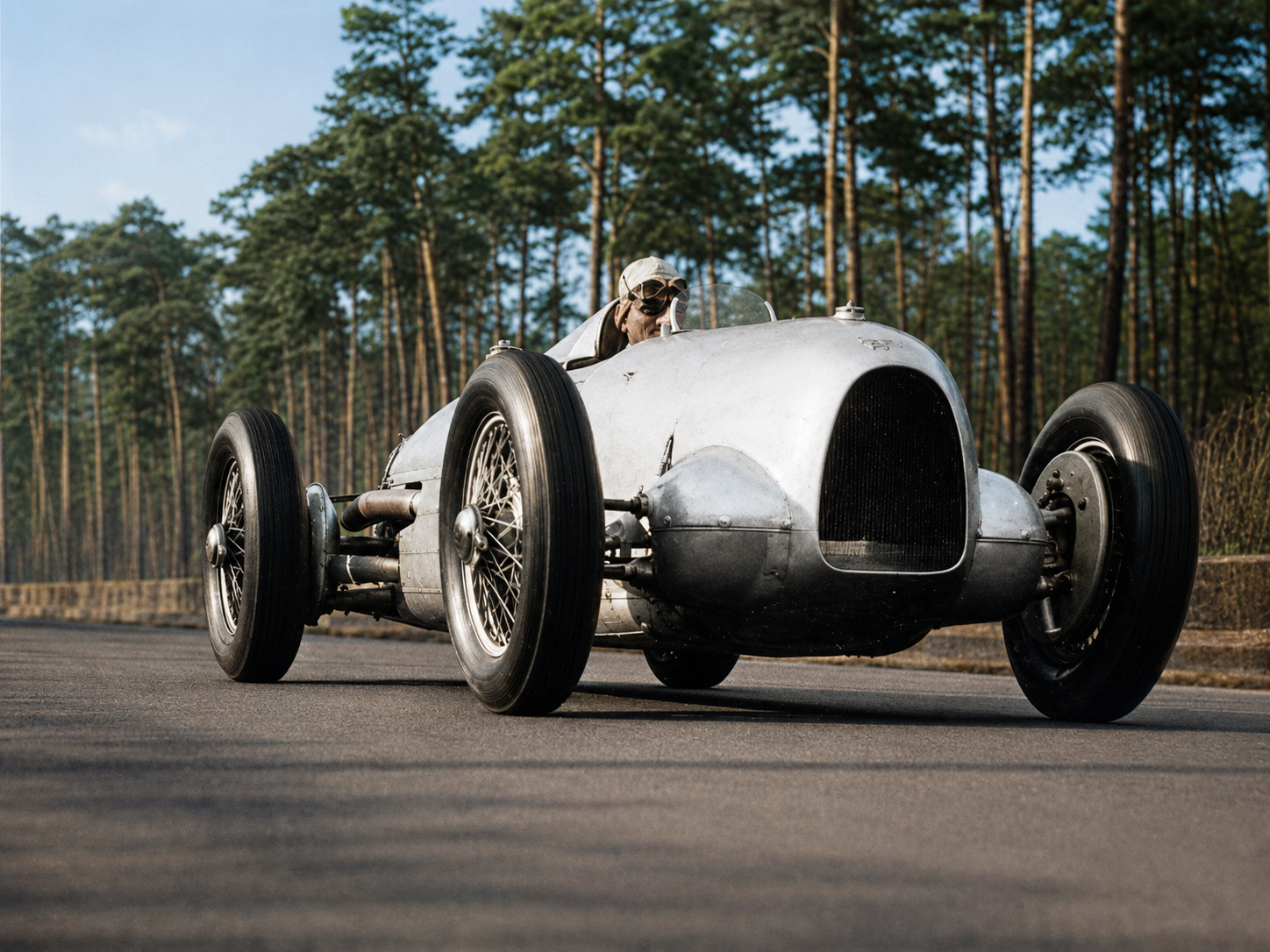The P-Wagen was Ferdinand Porsche’s bold attempt to rethink Grand Prix racing from the ground up. Developed around a rear-mounted engine, streamlined bodywork, and unusually advanced weight distribution, the concept would become the foundation of the Auto Union racing cars that emerged in the mid-1930s. It was one of the clearest early examples of Porsche using competition as a laboratory for radical engineering ideas.