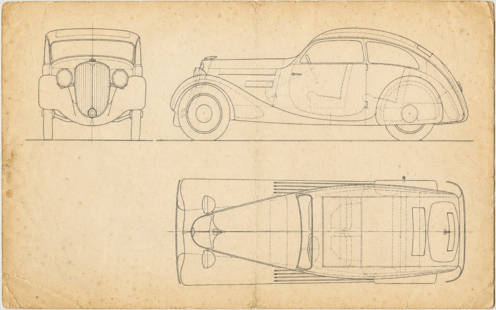 The Porsche Type 8 followed Wanderer’s initial Type 7 commission and became the first complete vehicle developed by Ferdinand Porsche’s newly established Stuttgart engineering office in 1931. Powered by an eight-cylinder engine, the project demonstrated the young consultancy’s ability to move beyond individual components and coordinate an entire automobile program. Although Wanderer never placed the Type 8 into series production, the work provided Porsche with valuable experience, income, and industrial credibility during the firm’s difficult formative period.