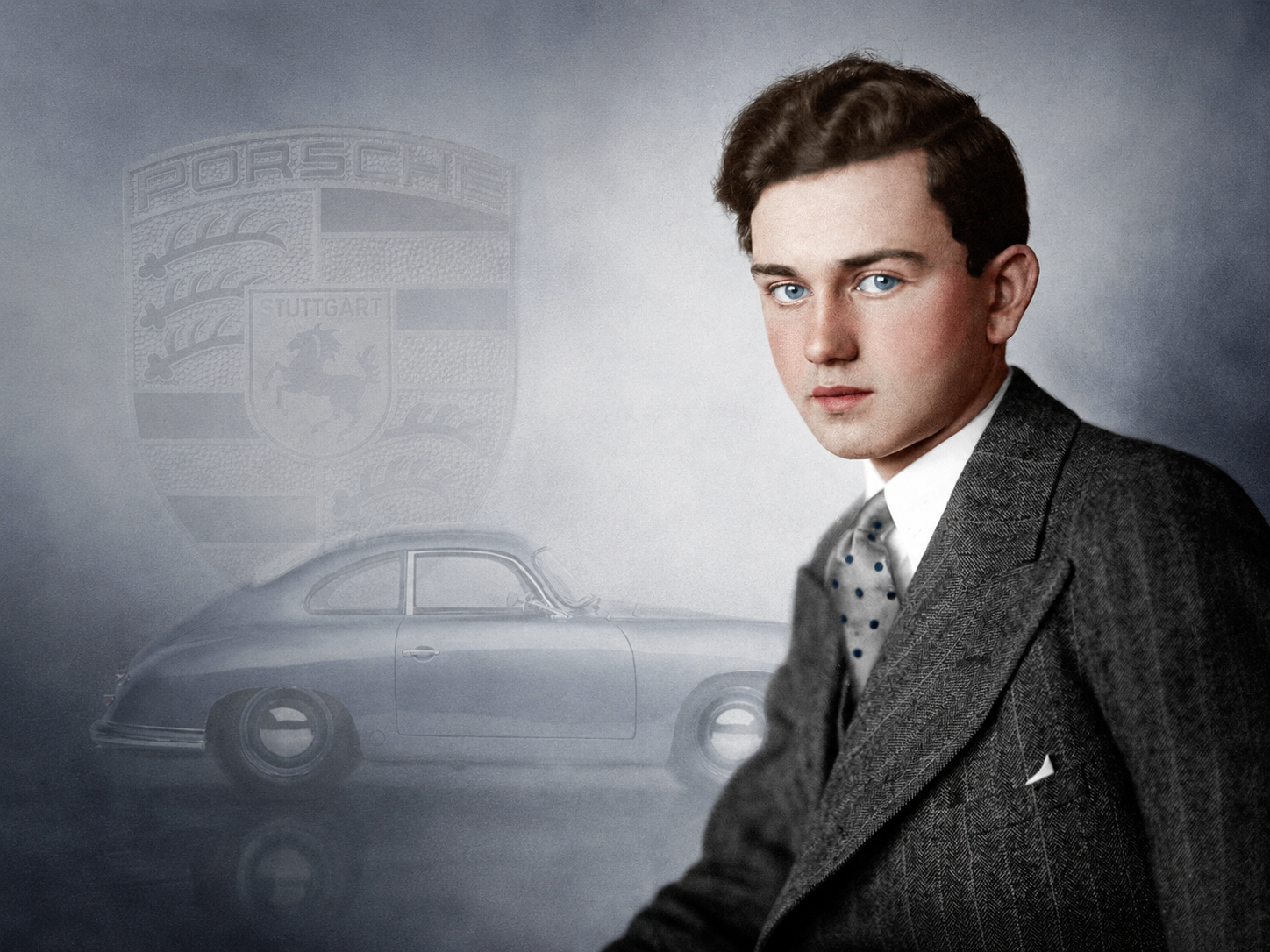 In the difficult years after World War II, Ferry Porsche assumed increasing responsibility for rebuilding the family enterprise while Ferdinand Porsche remained detained in France. Working from Gmünd, Austria, with limited resources and a small team, Ferry began redirecting the company beyond contract engineering and toward the possibility of producing a car of its own—a compact, lightweight sports machine shaped by his belief that performance should come from balance, simplicity, and low mass rather than sheer power. That ambition would soon give Porsche something it had never possessed before: an automobile carrying the family name and the foundation of an independent marque with a philosophy and identity entirely its own.