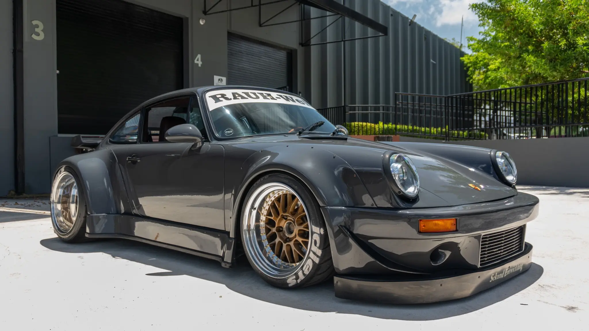 Load larger image of Twin-Turbo 1988 Porsche 911 Carrera Coupe RWB Widebody - Stuttcars Classified