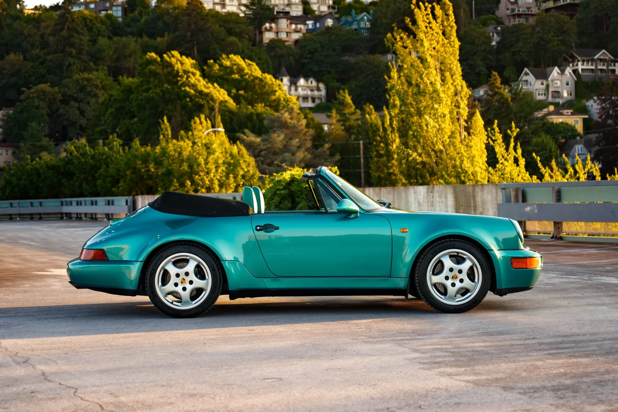 Load larger image of RoW 1993 Porsche 911 Carrera 2 Works Turbo Look Cabriolet - Stuttcars Classified