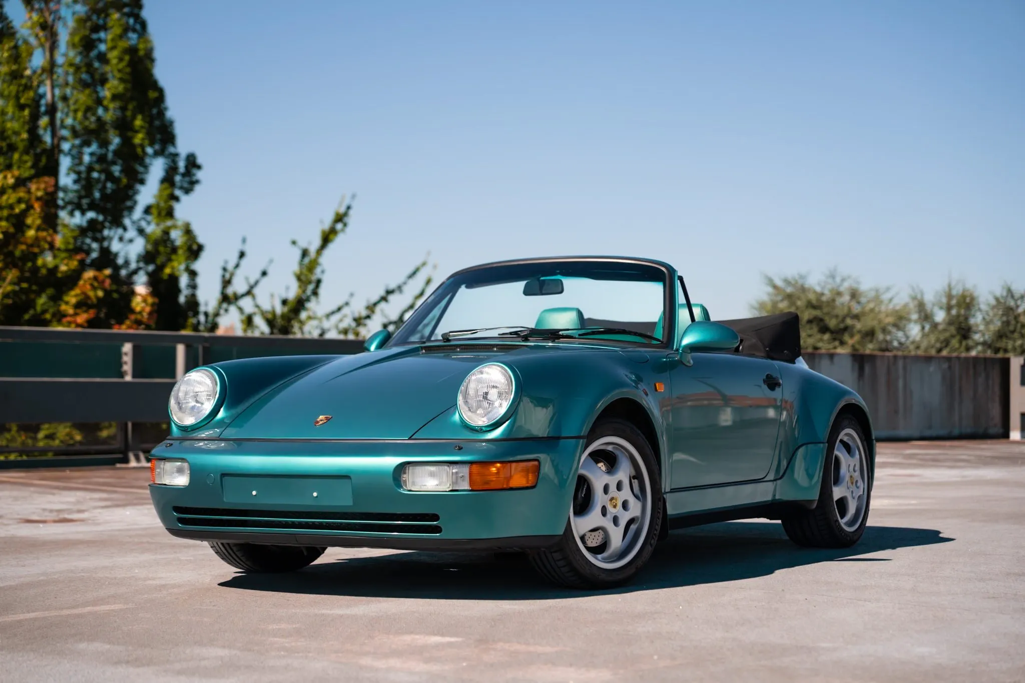 Load larger image of RoW 1993 Porsche 911 Carrera 2 Works Turbo Look Cabriolet - Stuttcars Classified