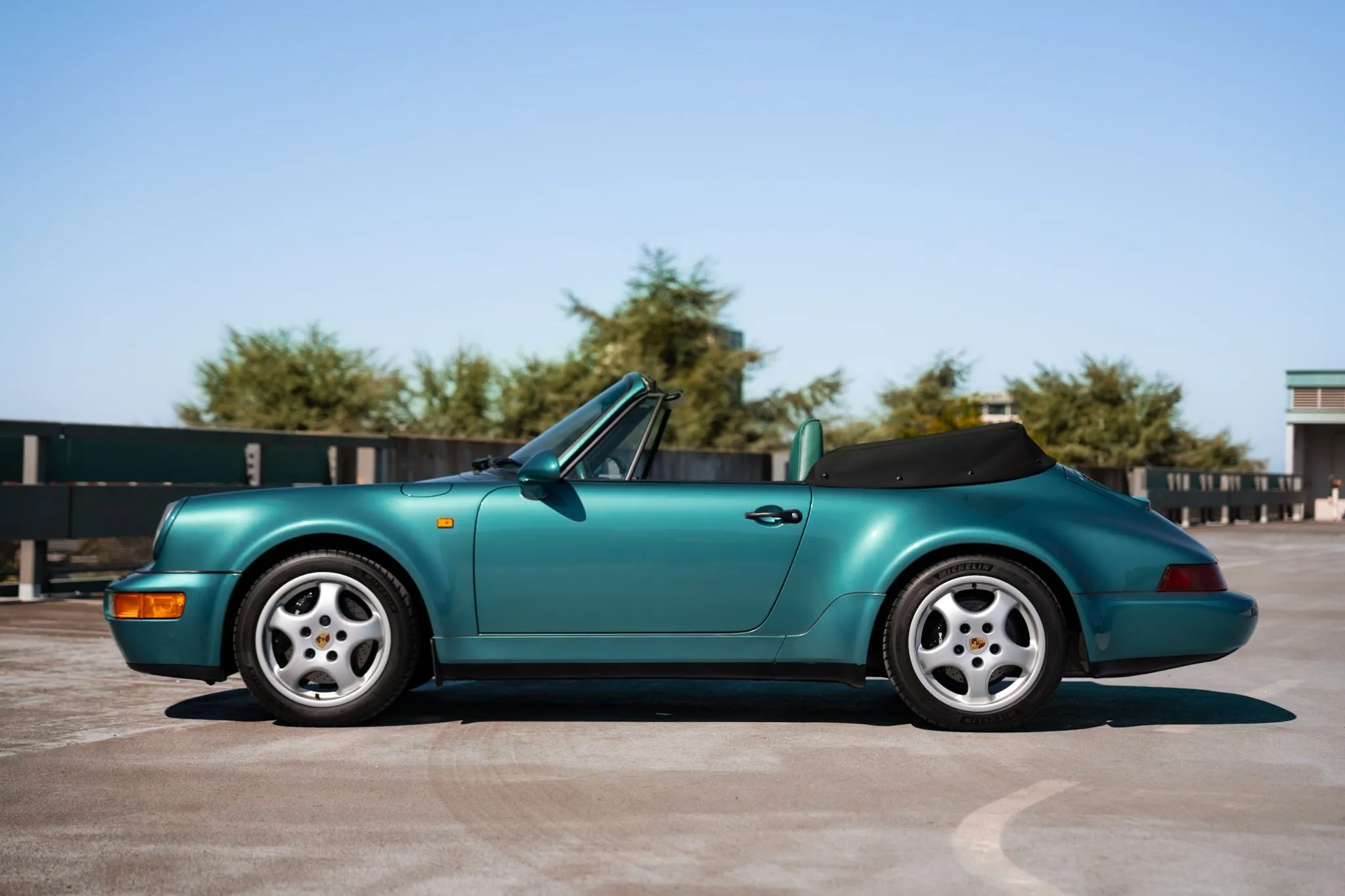 Load larger image of RoW 1993 Porsche 911 Carrera 2 Works Turbo Look Cabriolet - Stuttcars Classified