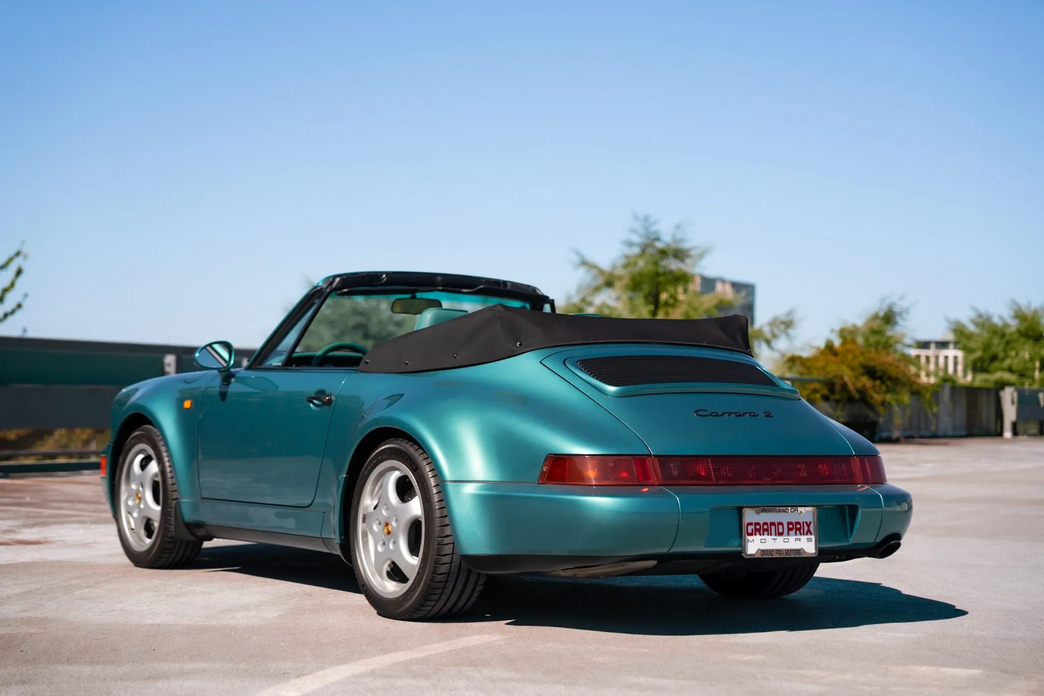 Load larger image of RoW 1993 Porsche 911 Carrera 2 Works Turbo Look Cabriolet - Stuttcars Classified