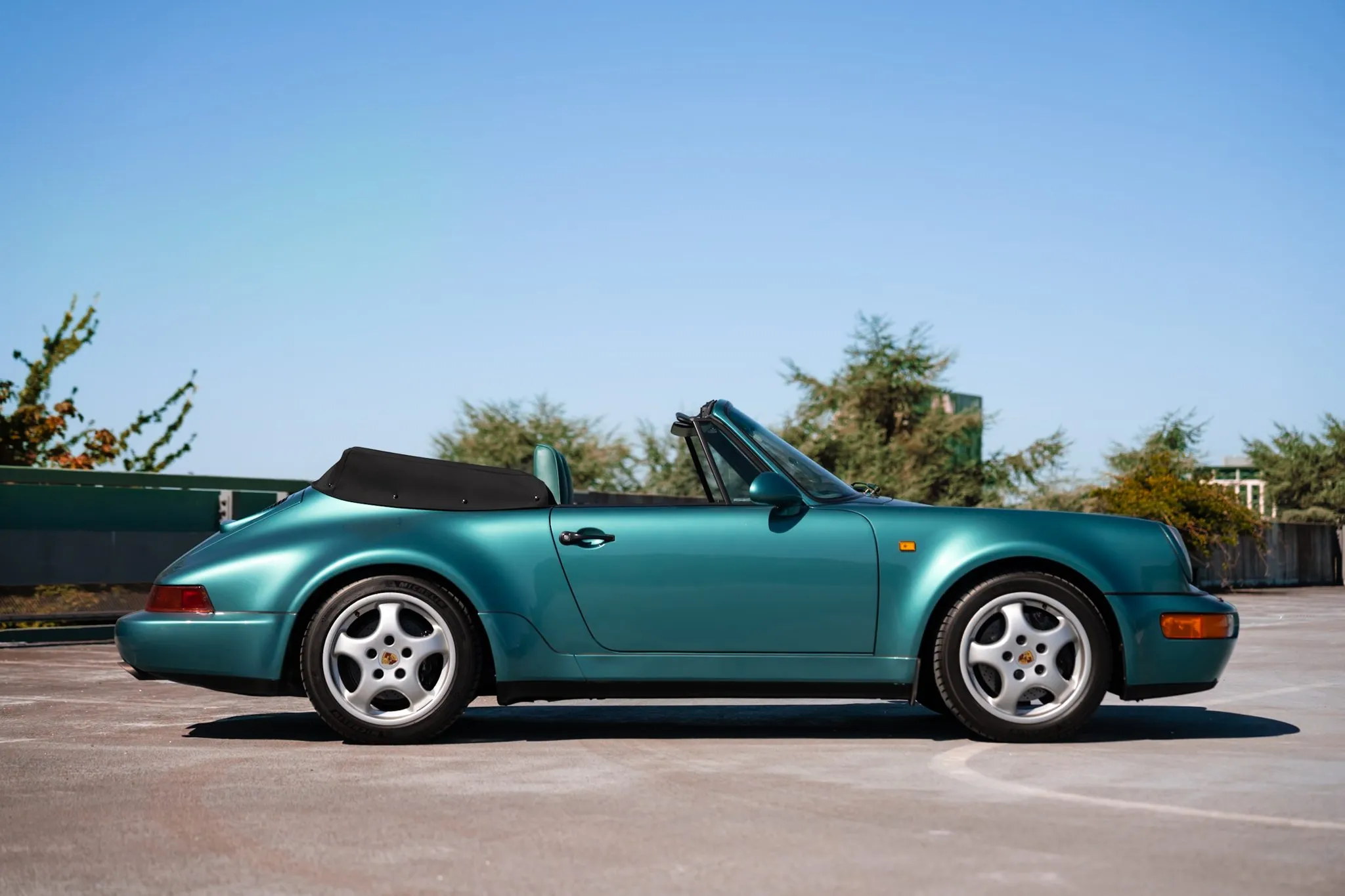 Load larger image of RoW 1993 Porsche 911 Carrera 2 Works Turbo Look Cabriolet - Stuttcars Classified