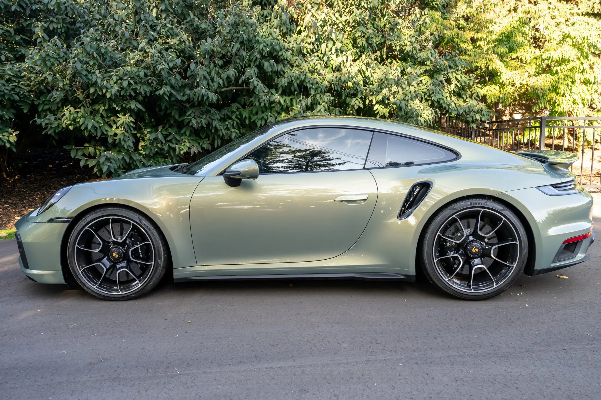 Load larger image of Urban Bamboo ChromaFlair 2021 Porsche 911 Turbo S Coupe - Stuttcars Classified