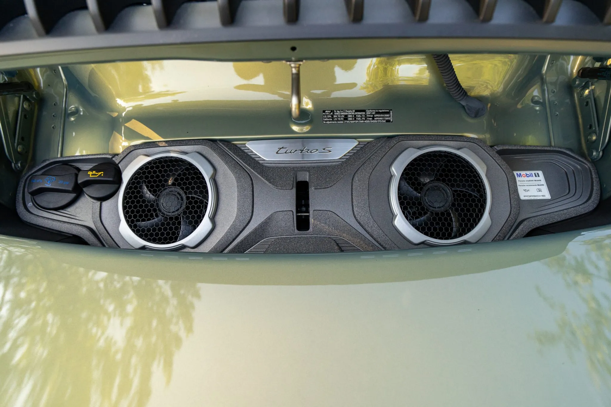 Load larger image of Urban Bamboo ChromaFlair 2021 Porsche 911 Turbo S Coupe - Stuttcars Classified