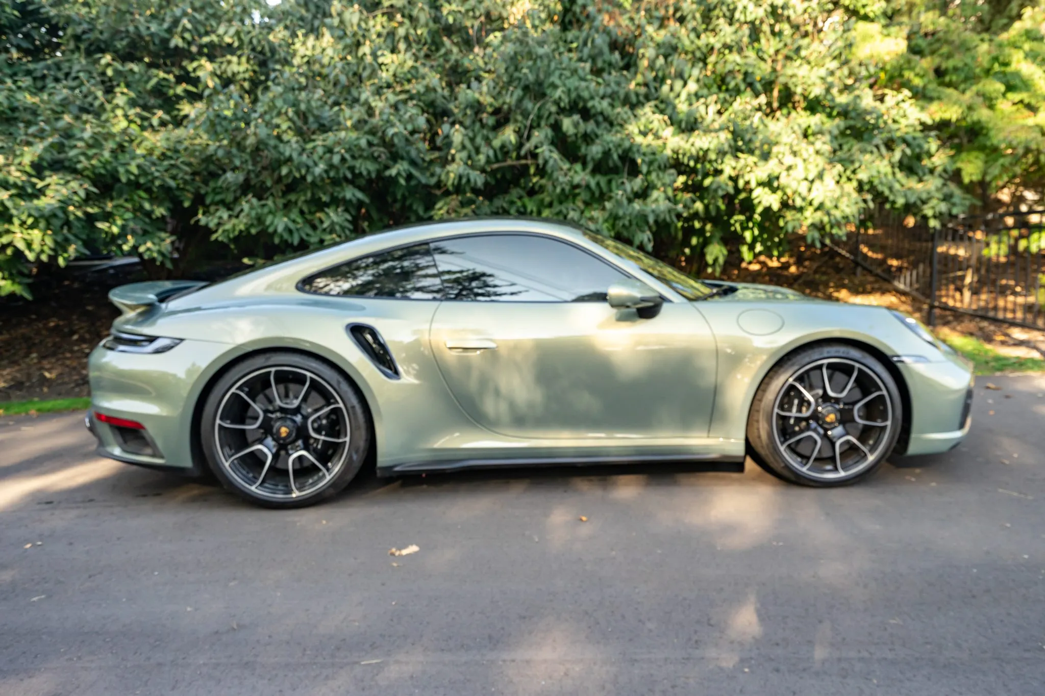 Load larger image of Urban Bamboo ChromaFlair 2021 Porsche 911 Turbo S Coupe - Stuttcars Classified