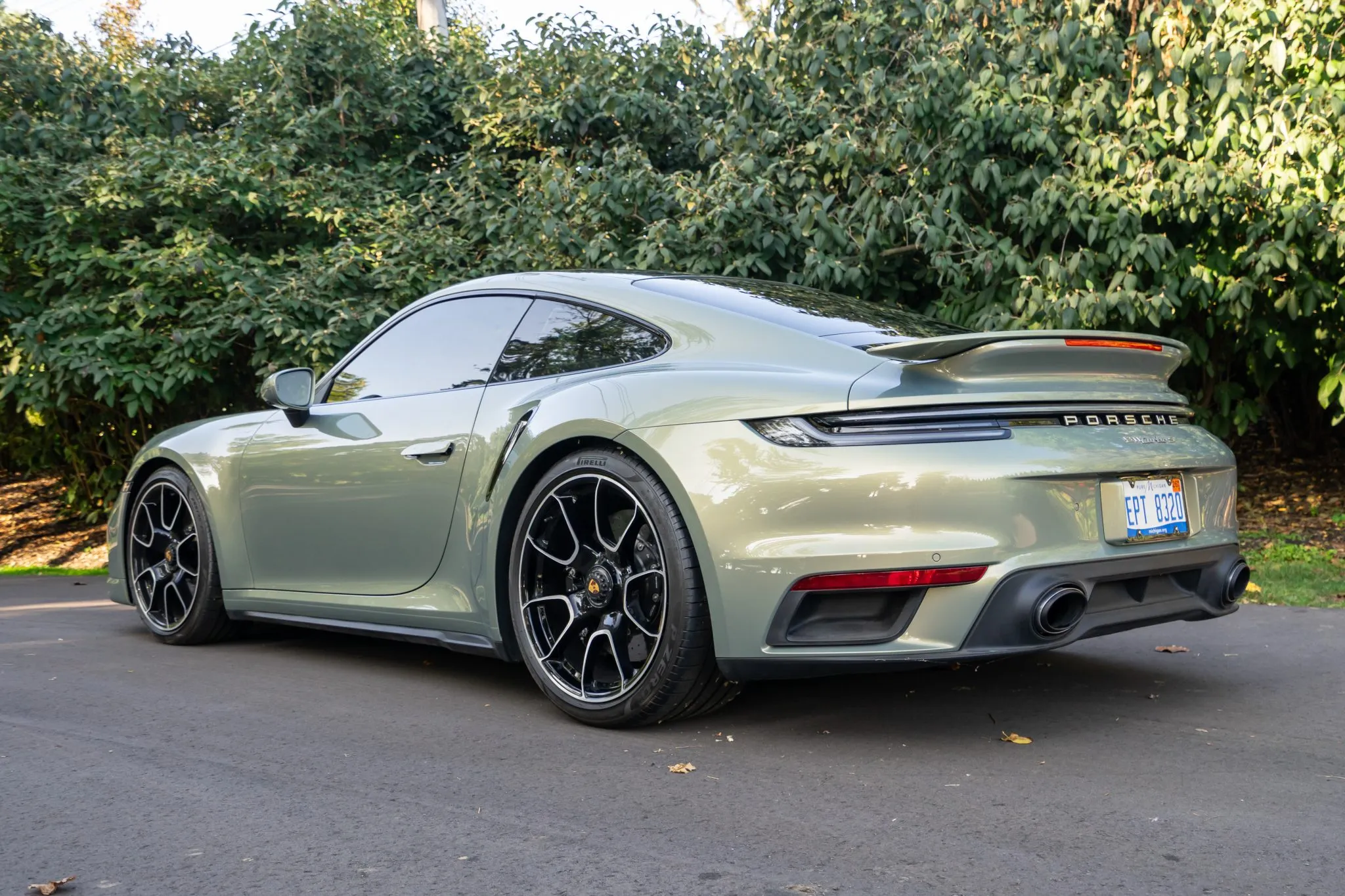 Load larger image of Urban Bamboo ChromaFlair 2021 Porsche 911 Turbo S Coupe - Stuttcars Classified
