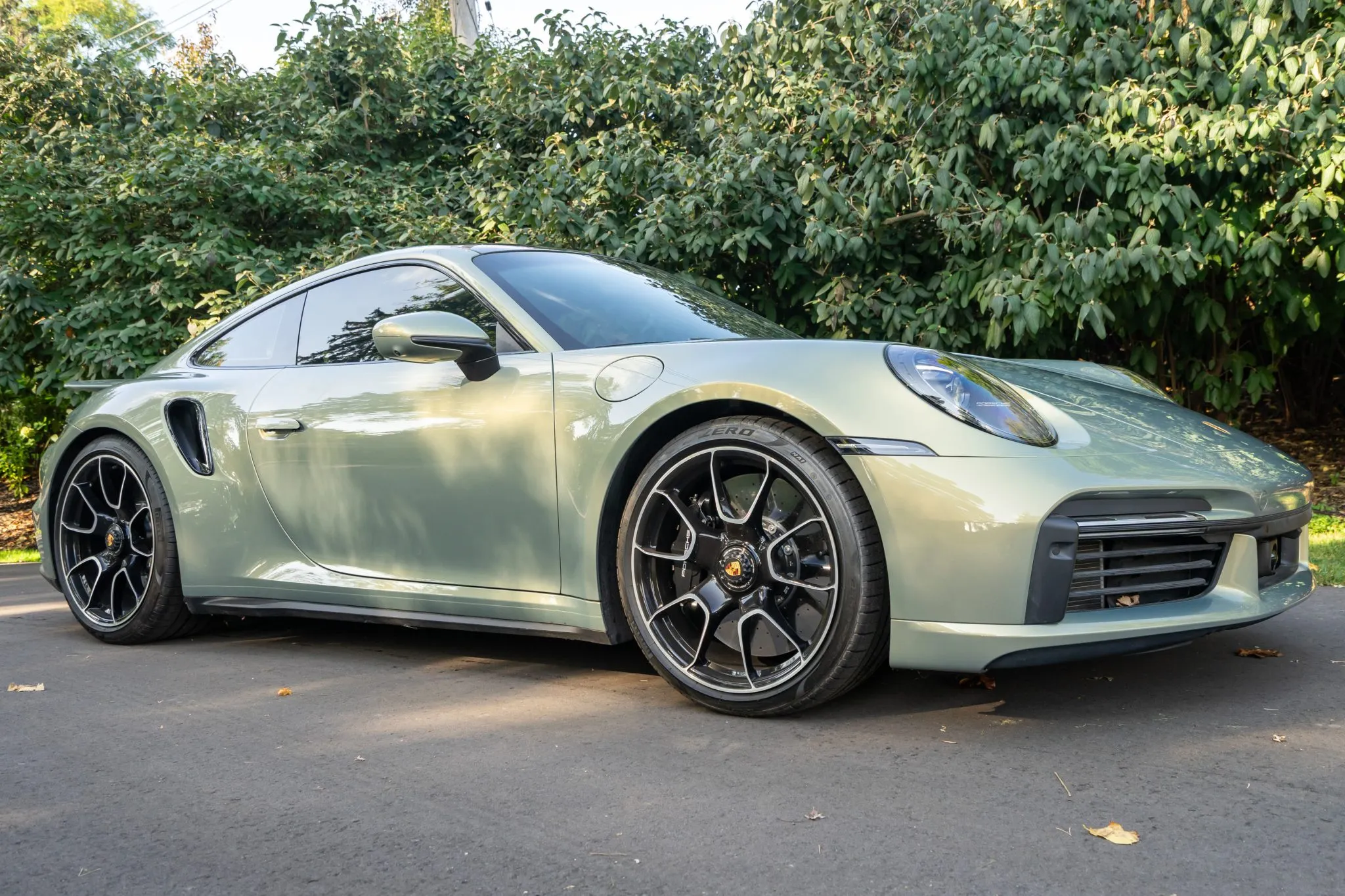 Load larger image of Urban Bamboo ChromaFlair 2021 Porsche 911 Turbo S Coupe - Stuttcars Classified