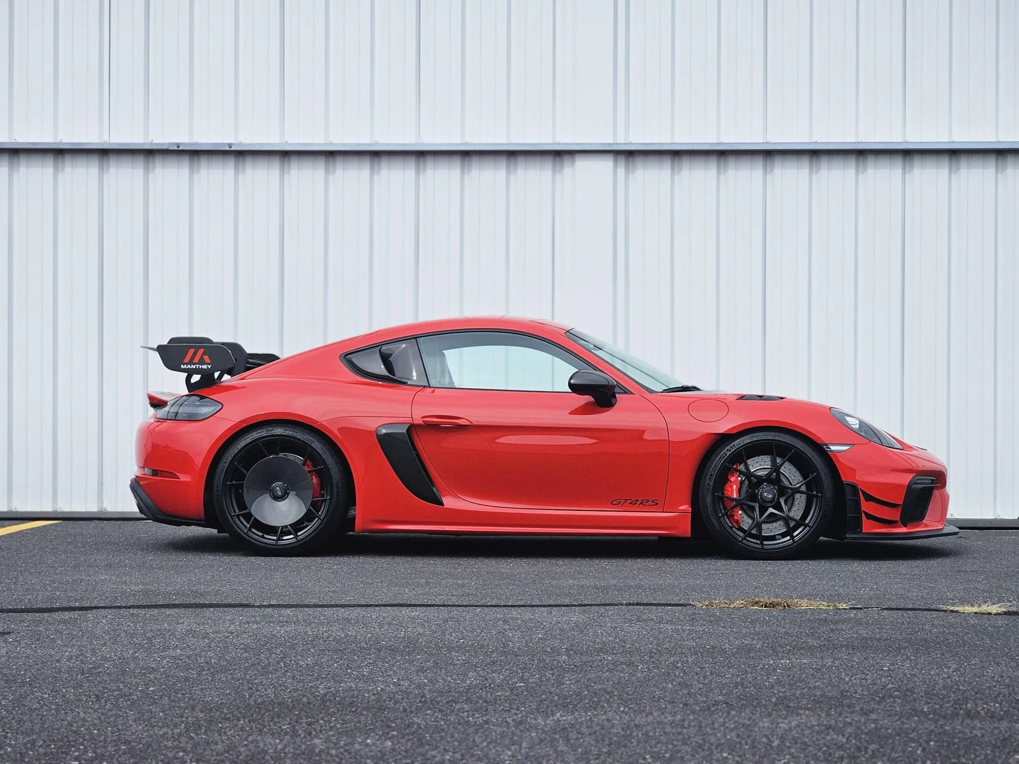 Load larger image of 2023 Porsche 718 Cayman GT4 RS Weissach Manthey Racing Package - Stuttcars Classified