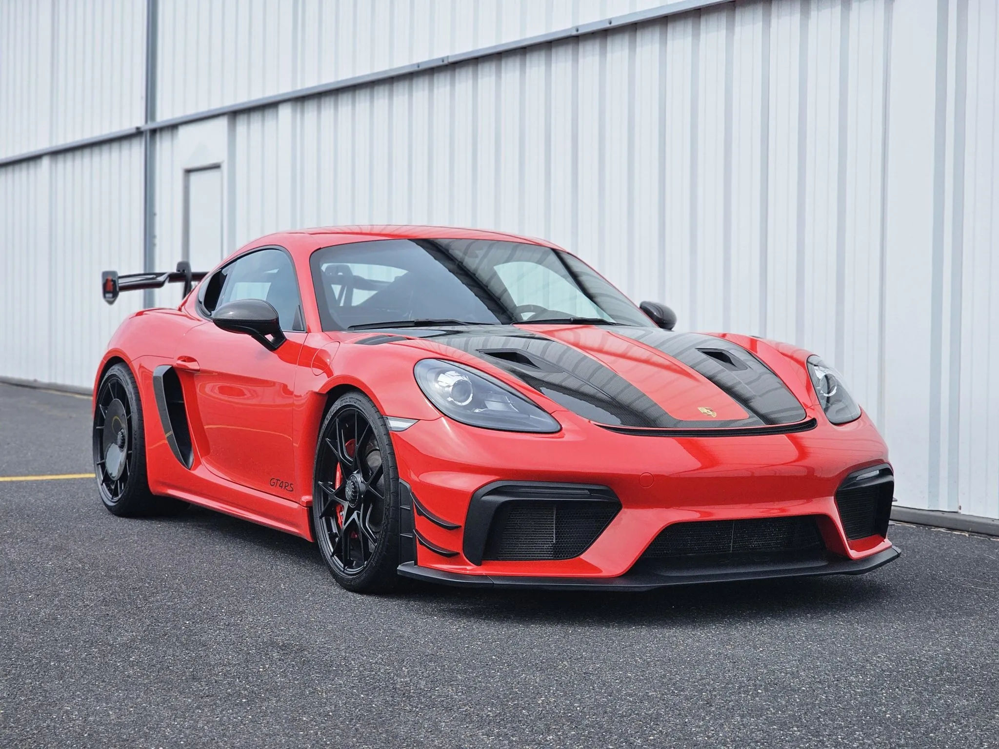 Load larger image of 2023 Porsche 718 Cayman GT4 RS Weissach Manthey Racing Package - Stuttcars Classified