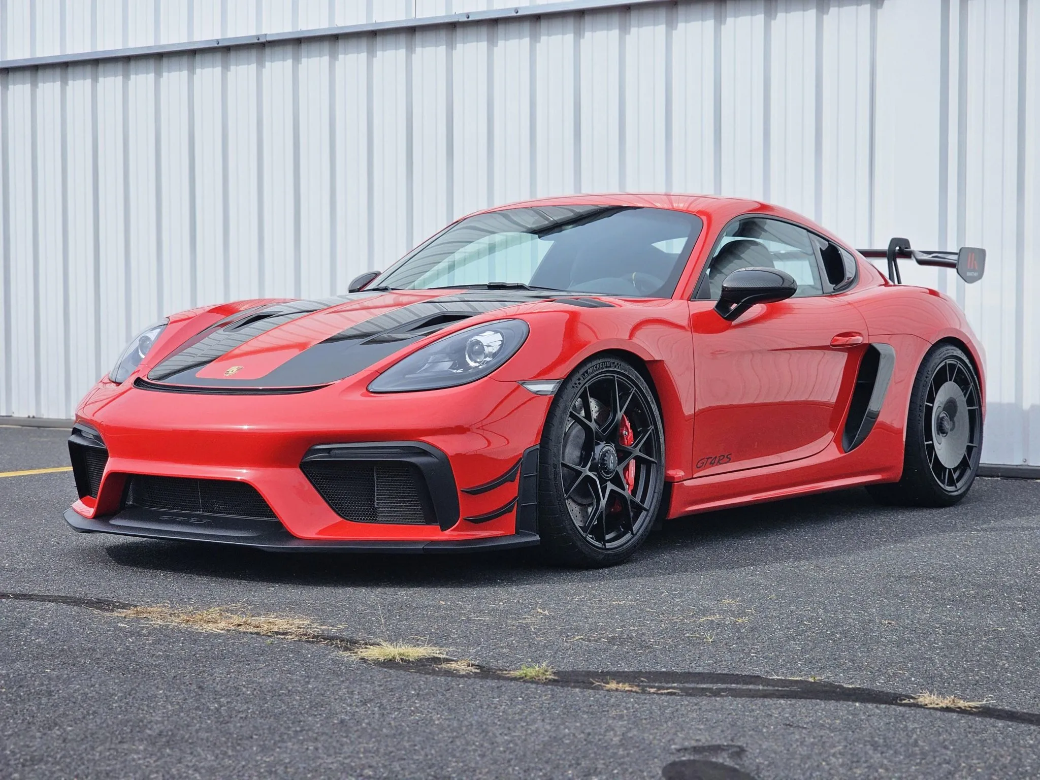 Load larger image of 2023 Porsche 718 Cayman GT4 RS Weissach Manthey Racing Package - Stuttcars Classified