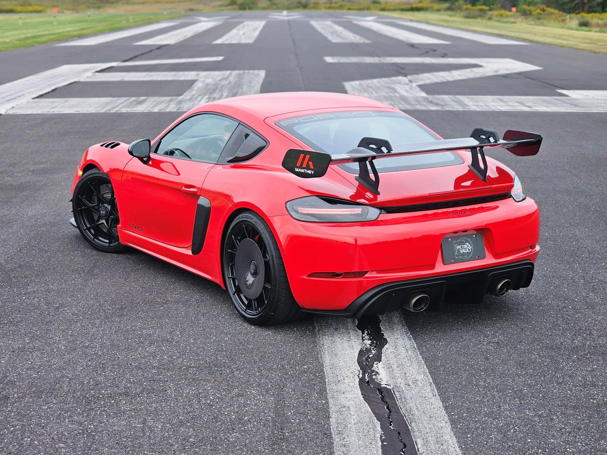 Load larger image of 2023 Porsche 718 Cayman GT4 RS Weissach Manthey Racing Package - Stuttcars Classified