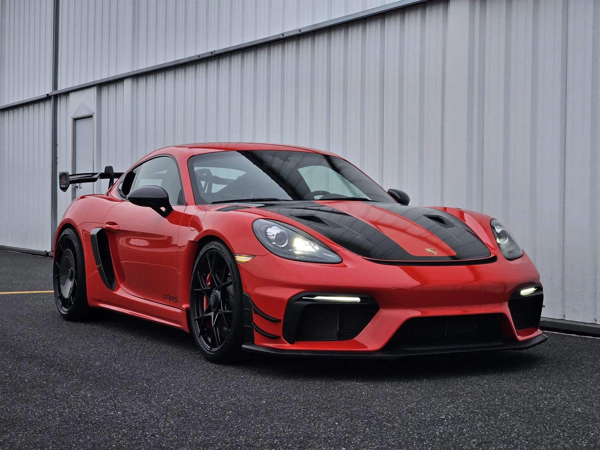 Load larger image of 2023 Porsche 718 Cayman GT4 RS Weissach Manthey Racing Package - Stuttcars Classified