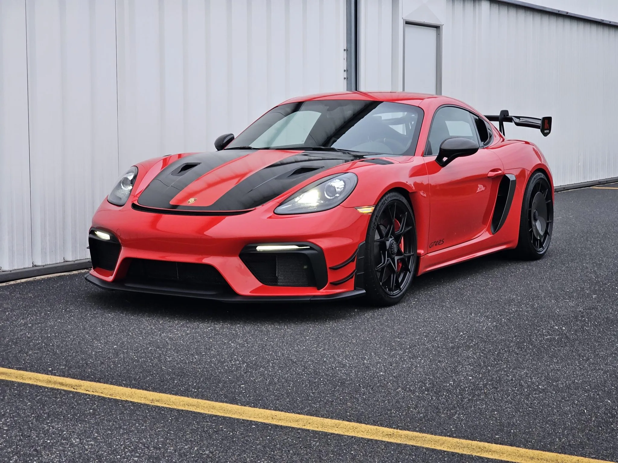 Load larger image of 2023 Porsche 718 Cayman GT4 RS Weissach Manthey Racing Package - Stuttcars Classified