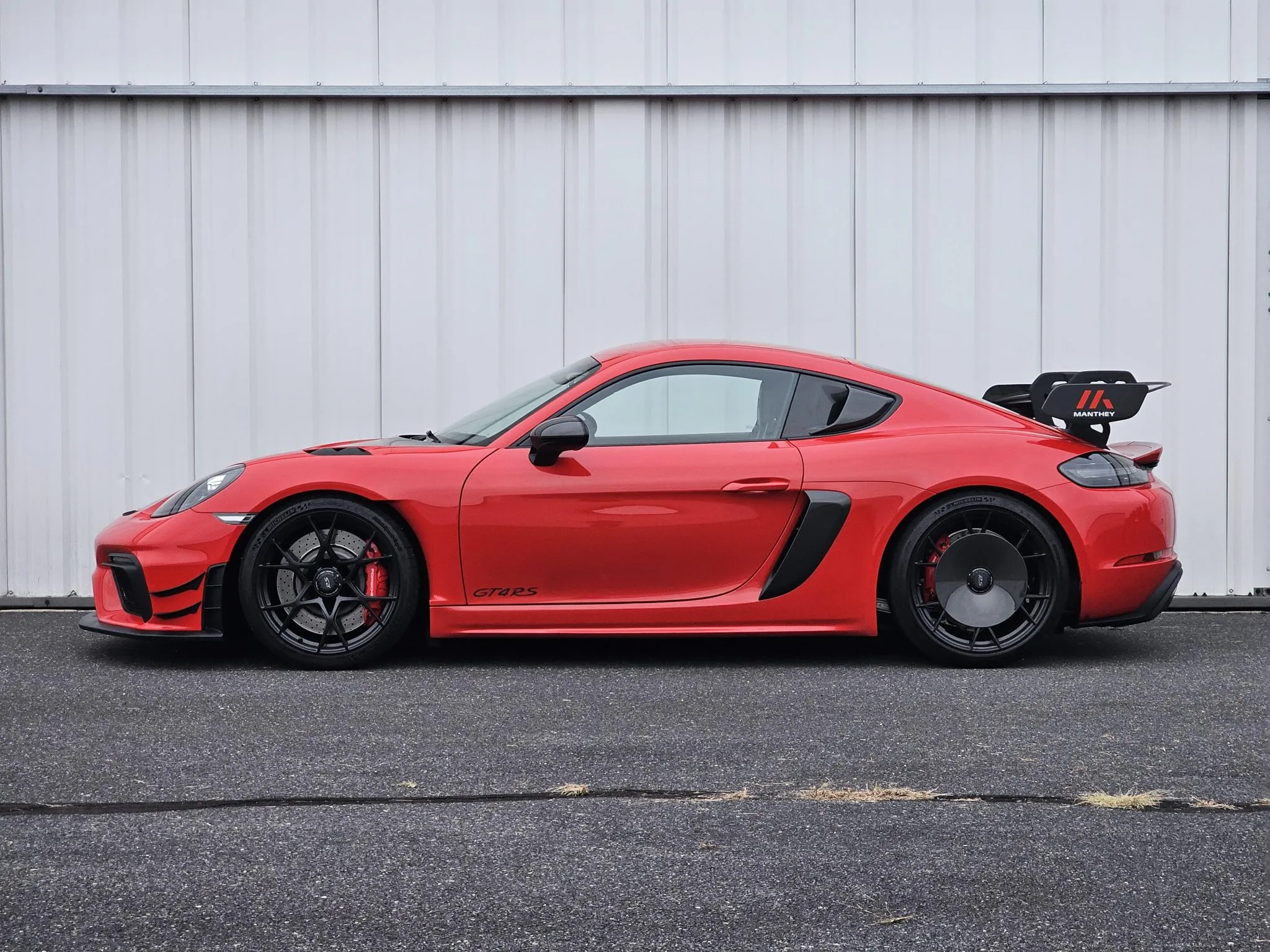 Load larger image of 2023 Porsche 718 Cayman GT4 RS Weissach Manthey Racing Package - Stuttcars Classified
