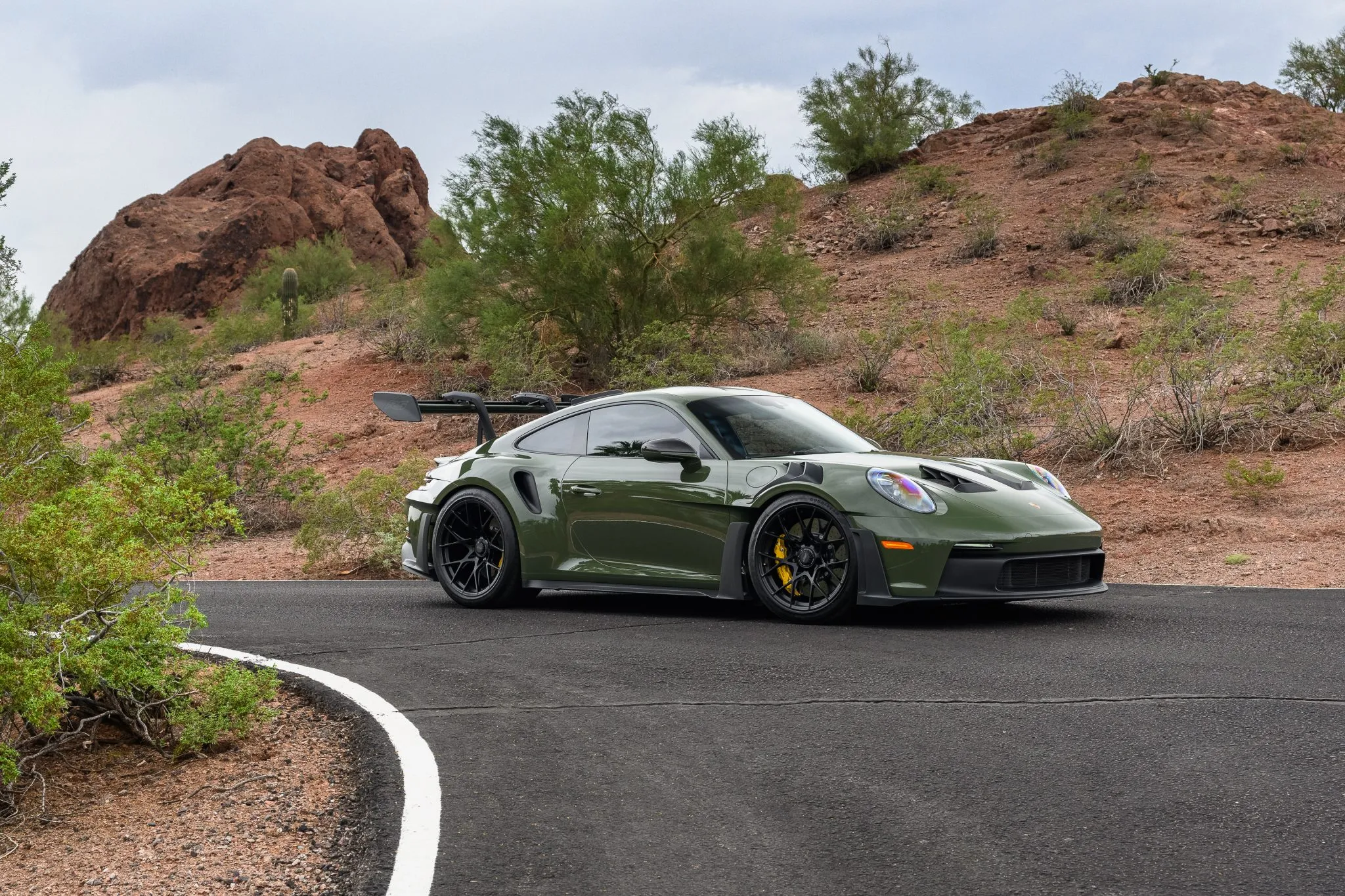 Load larger image of Nato Olive 2024 Porsche 911 GT3 RS - Stuttcars Classified