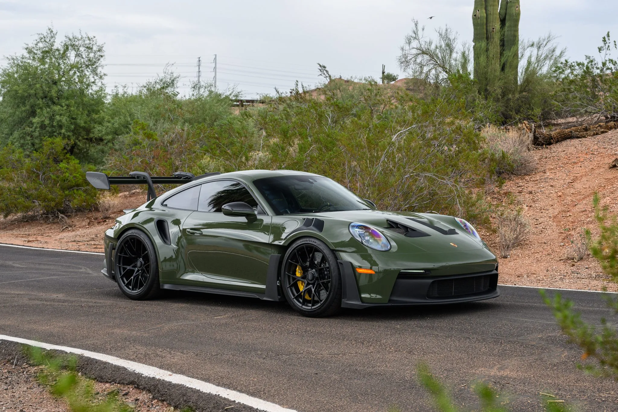 Load larger image of Nato Olive 2024 Porsche 911 GT3 RS - Stuttcars Classified