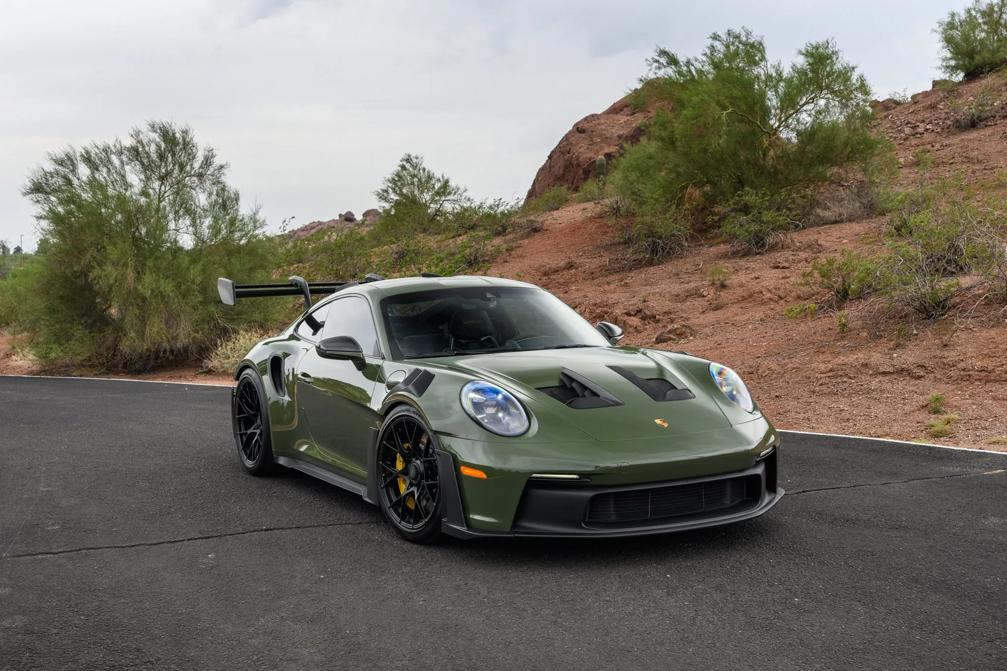 Load larger image of Nato Olive 2024 Porsche 911 GT3 RS - Stuttcars Classified