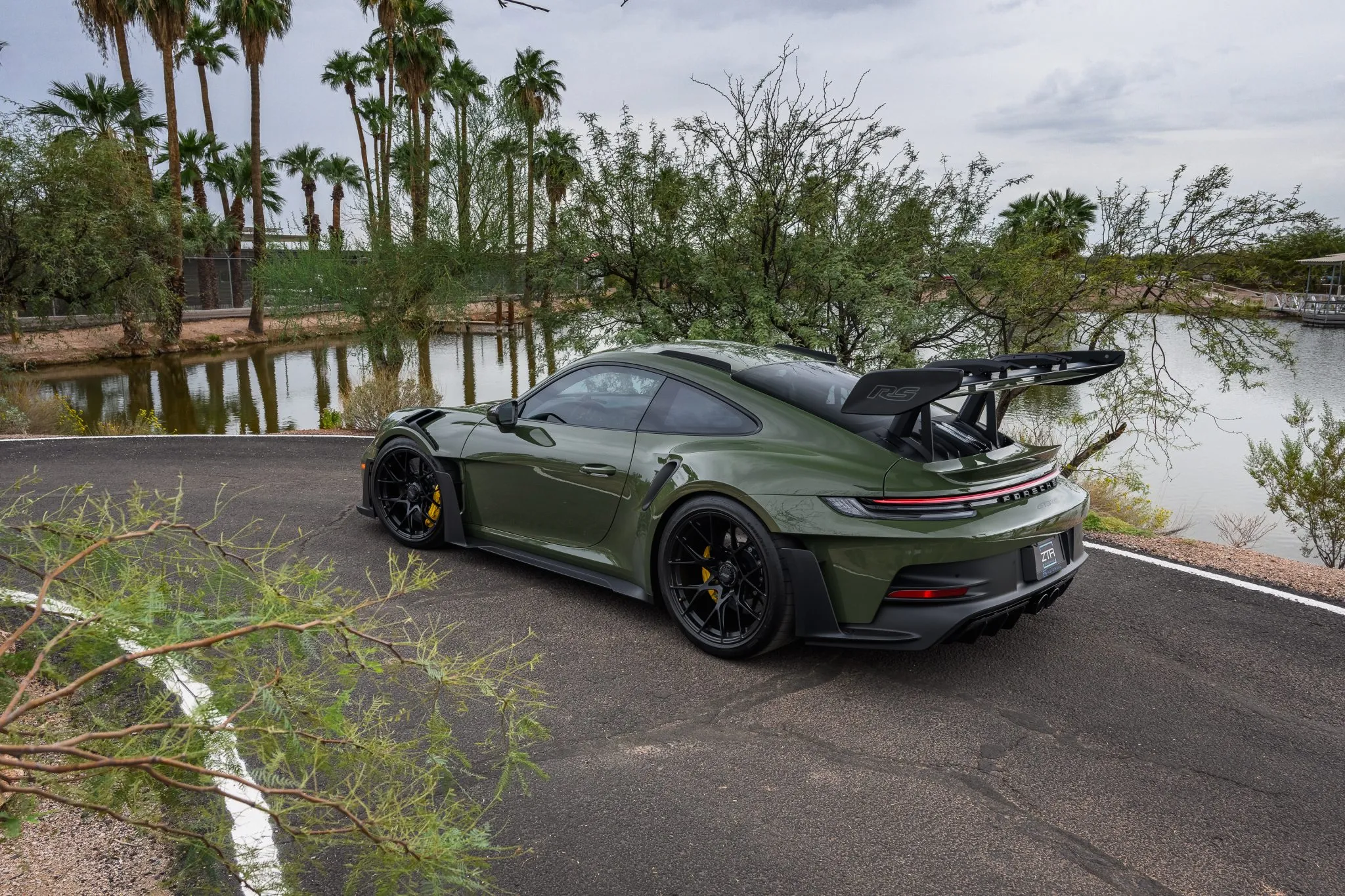 Load larger image of Nato Olive 2024 Porsche 911 GT3 RS - Stuttcars Classified