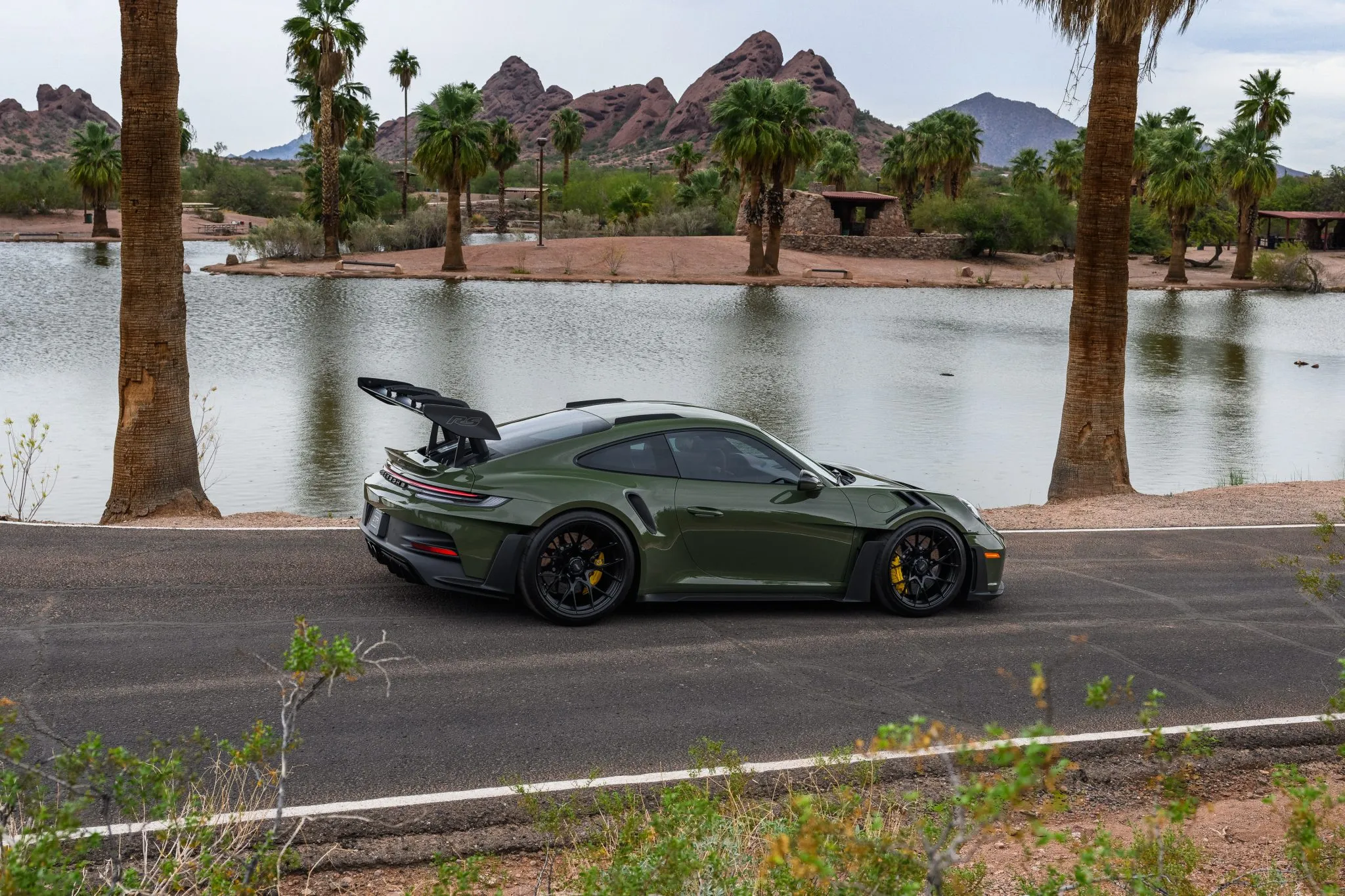 Load larger image of Nato Olive 2024 Porsche 911 GT3 RS - Stuttcars Classified