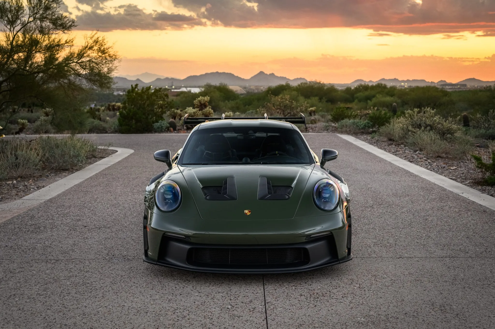 Load larger image of Nato Olive 2024 Porsche 911 GT3 RS - Stuttcars Classified