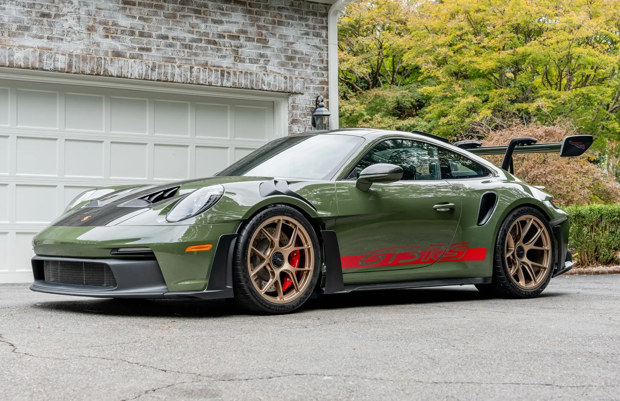 Load larger image of PTS Nato Olive 2025 Porsche 992 GT3 RS Weissach - Stuttcars Classified