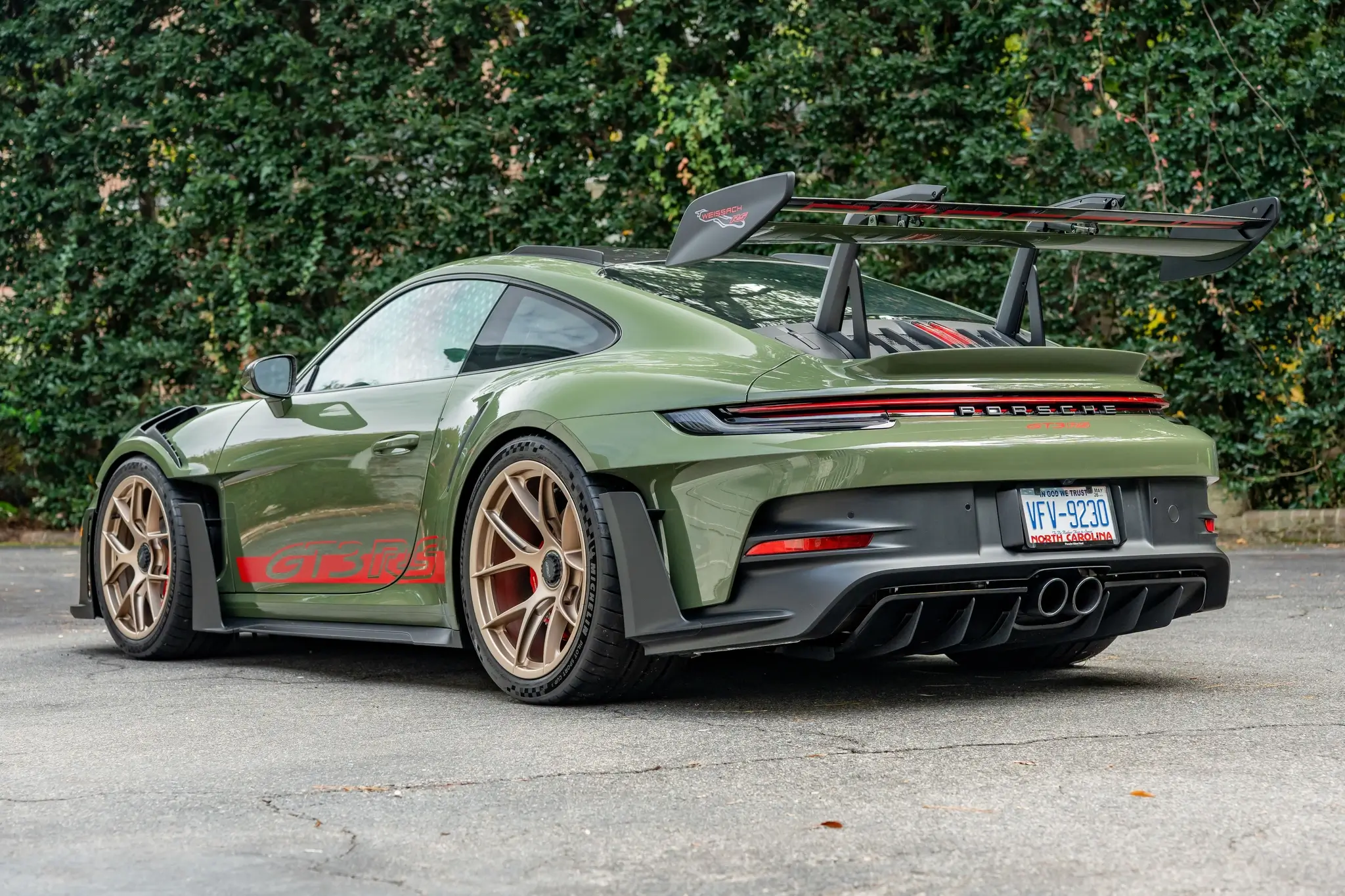 Load larger image of PTS Nato Olive 2025 Porsche 992 GT3 RS Weissach - Stuttcars Classified