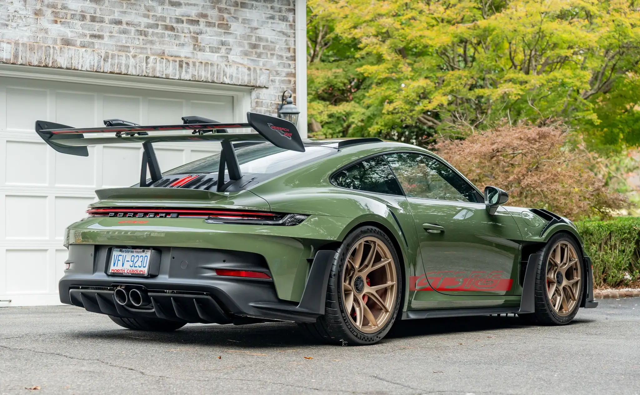 Load larger image of PTS Nato Olive 2025 Porsche 992 GT3 RS Weissach - Stuttcars Classified