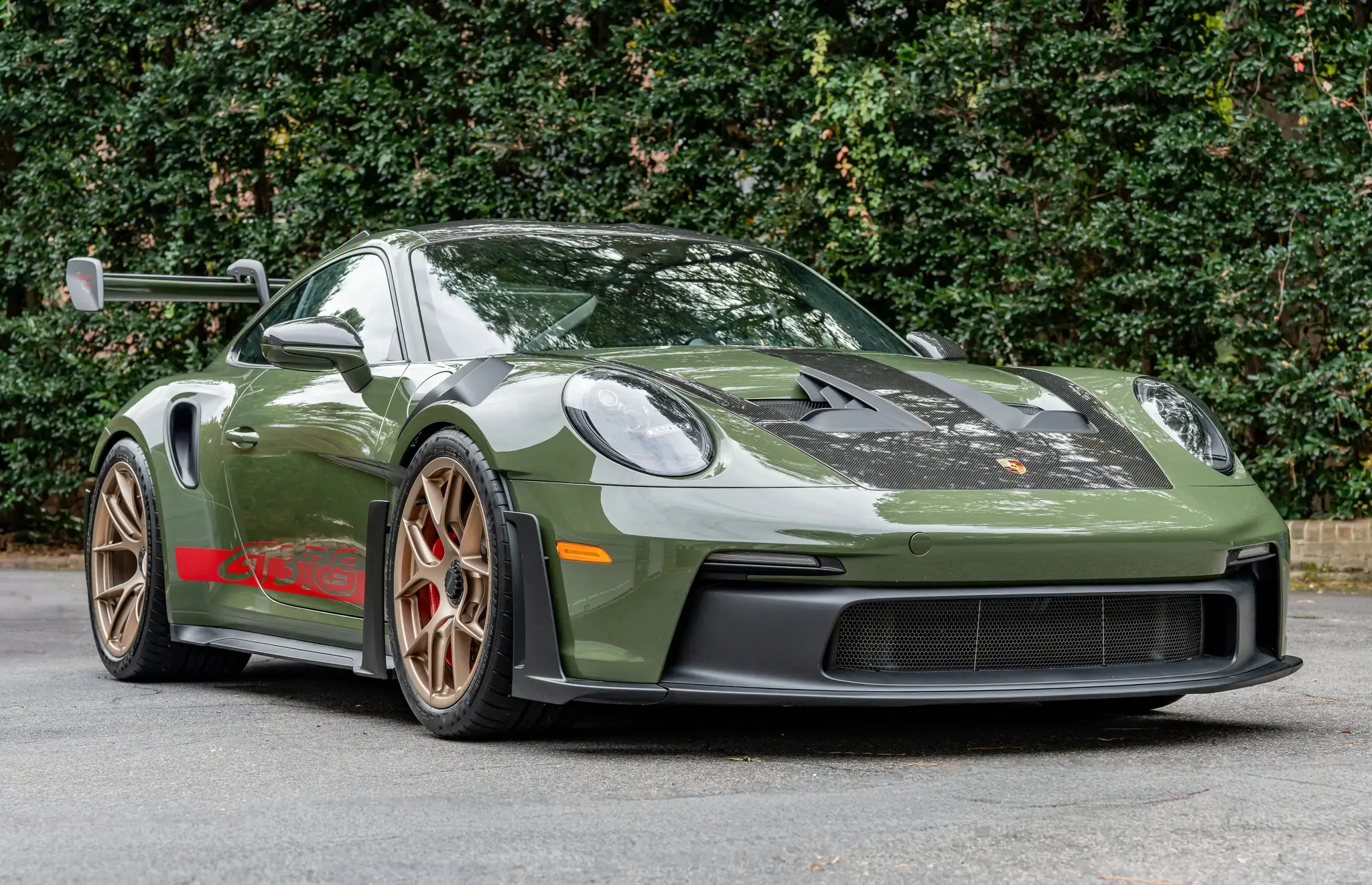 Load larger image of PTS Nato Olive 2025 Porsche 992 GT3 RS Weissach - Stuttcars Classified