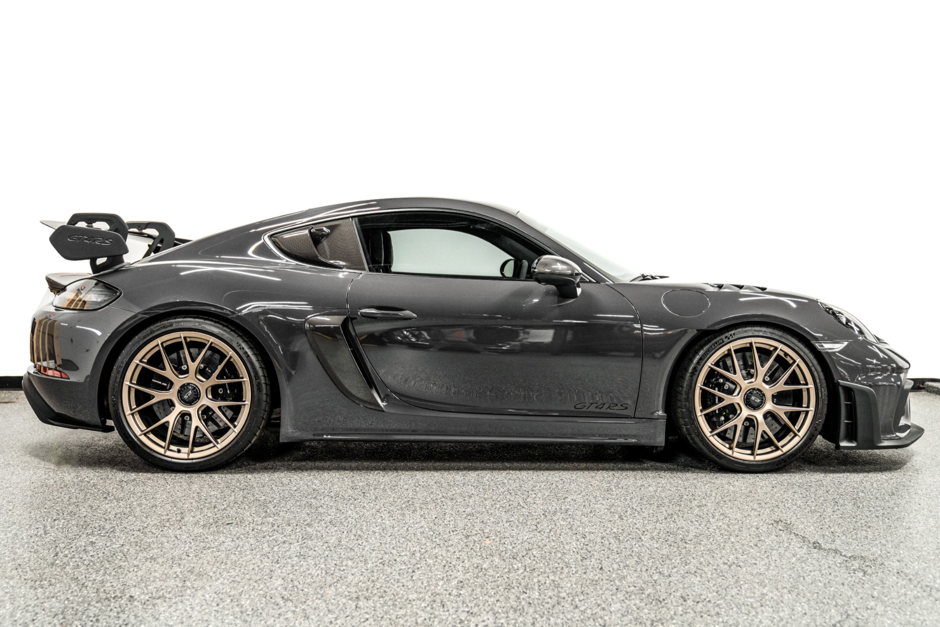 Load larger image of 2023 Porsche 718 Cayman GT4 RS Weissach Paint to Sample - Stuttcars Classified