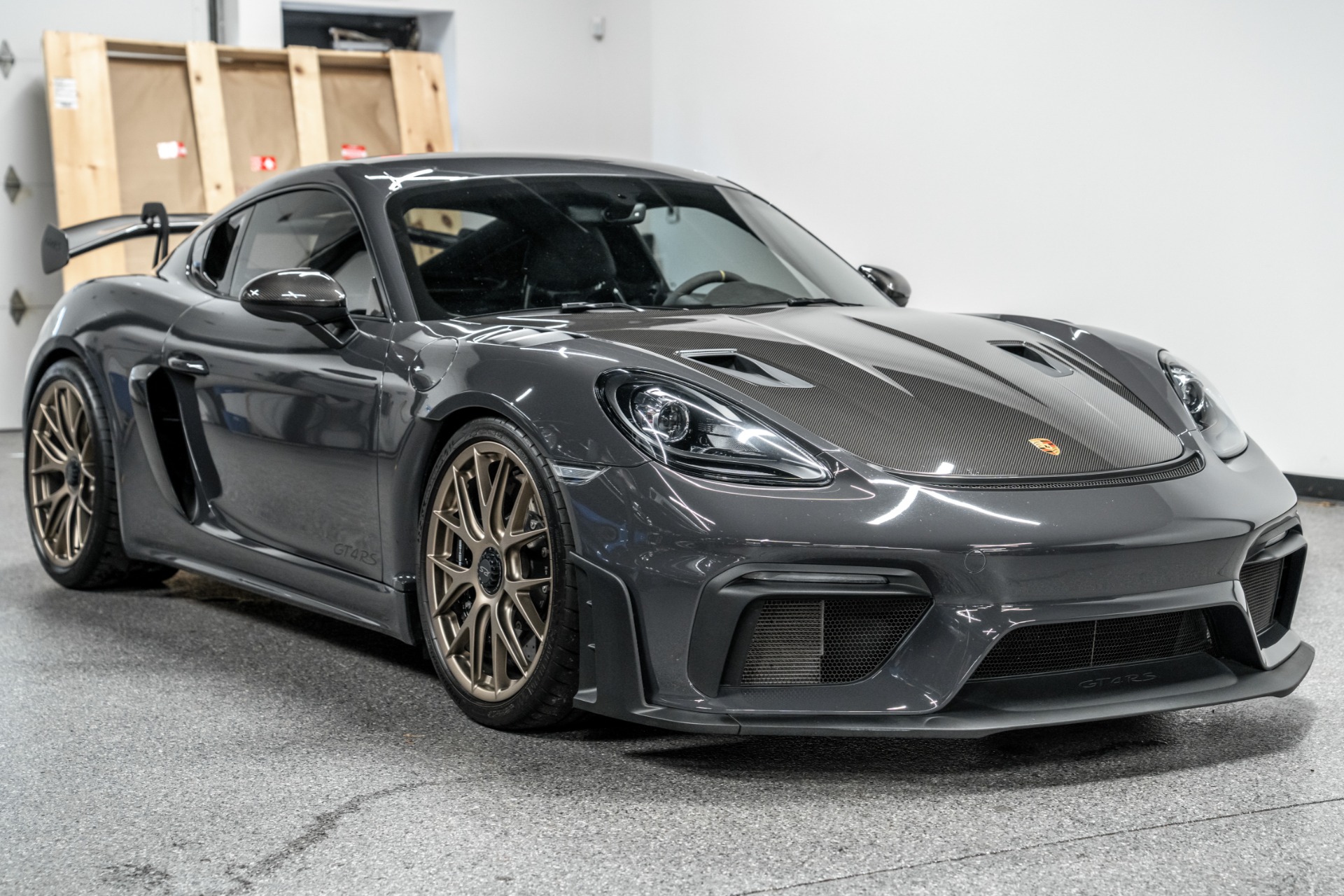 Load larger image of 2023 Porsche 718 Cayman GT4 RS Weissach Paint to Sample - Stuttcars Classified