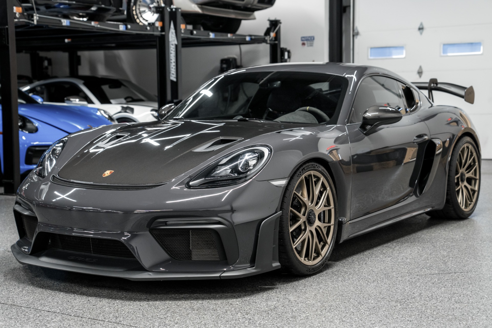 Load larger image of 2023 Porsche 718 Cayman GT4 RS Weissach Paint to Sample - Stuttcars Classified