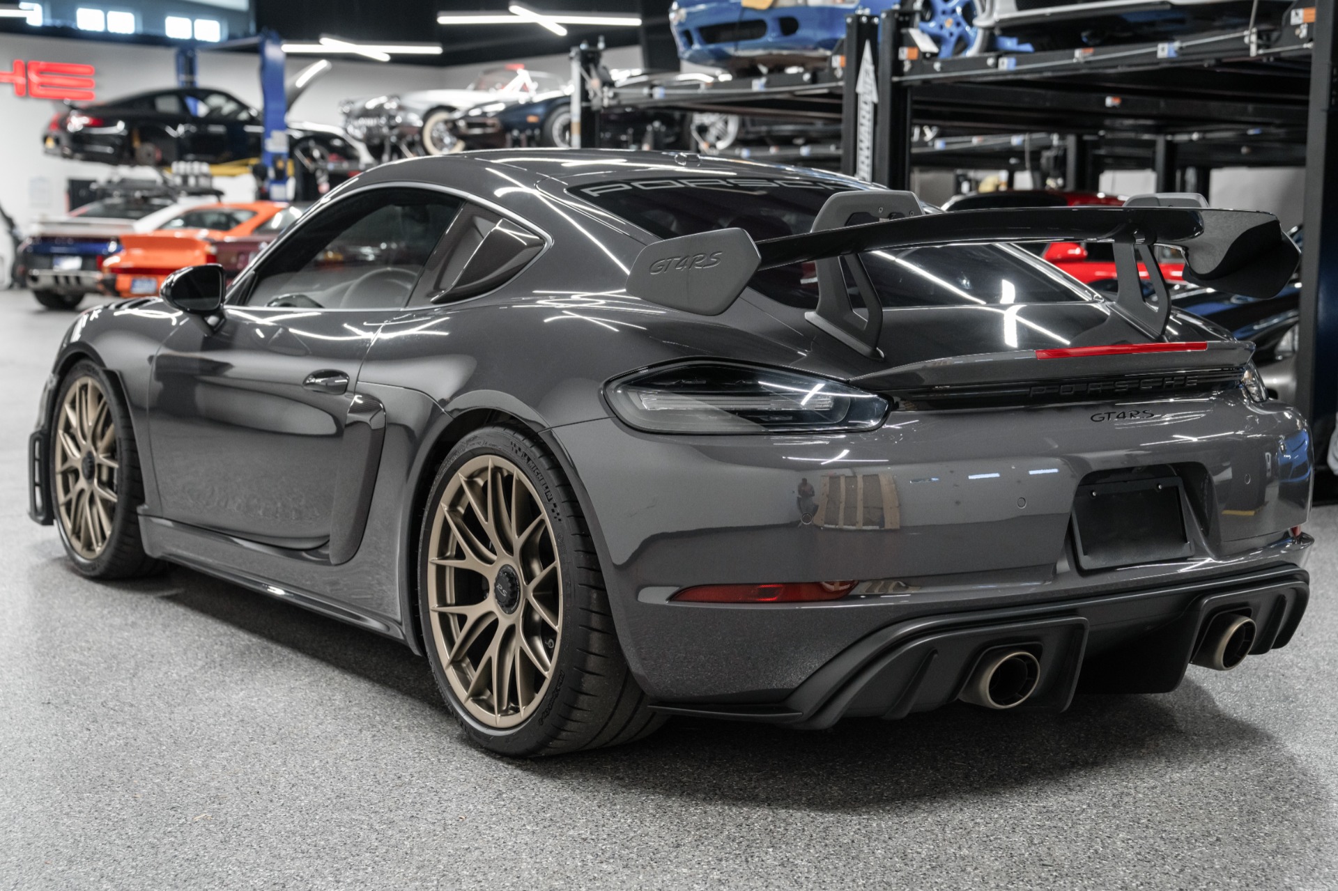 Load larger image of 2023 Porsche 718 Cayman GT4 RS Weissach Paint to Sample - Stuttcars Classified