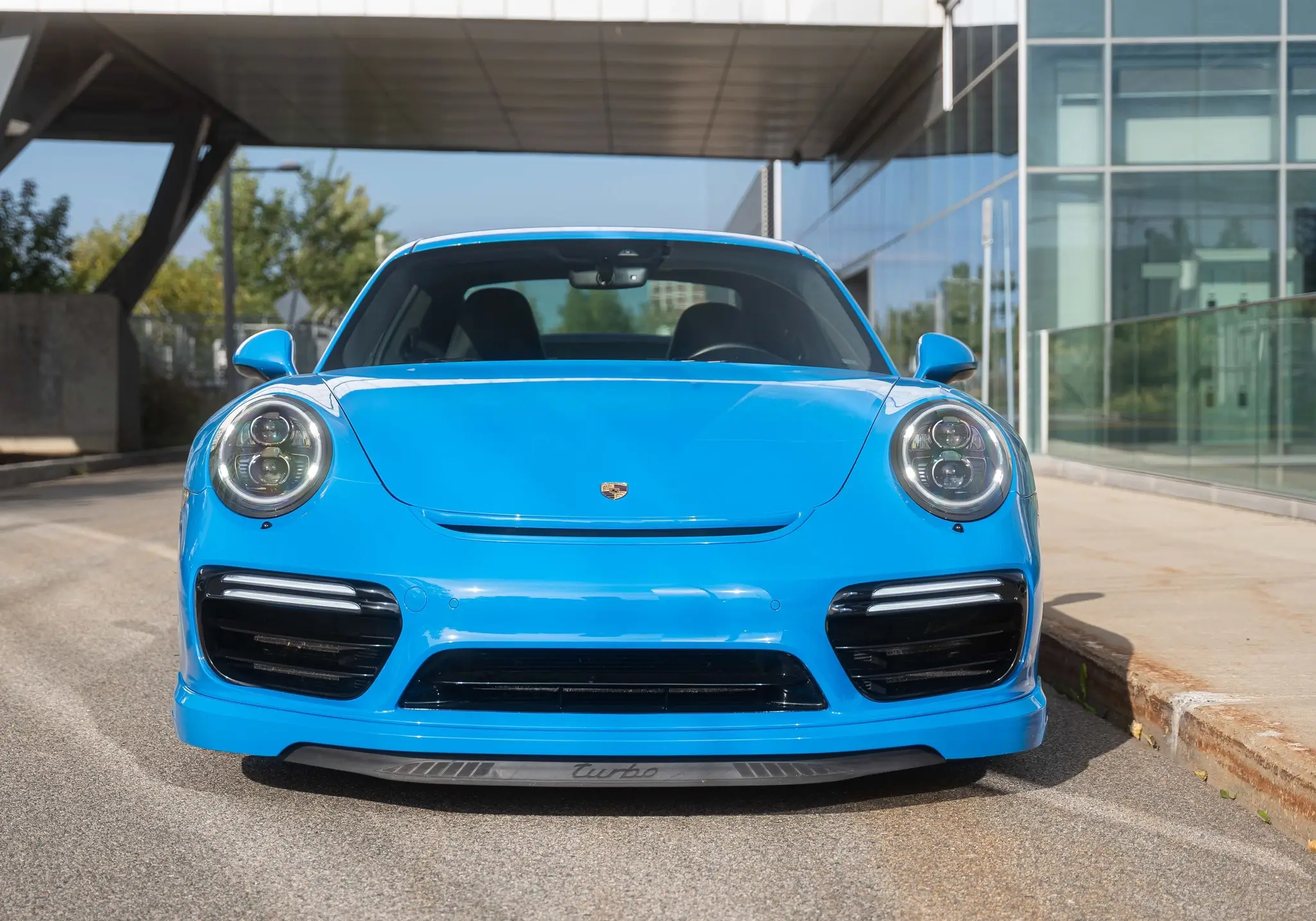 Load larger image of PTS Voodoo Blue 2017 Porsche 991.2 Turbo Coupe Modified - Stuttcars Classified